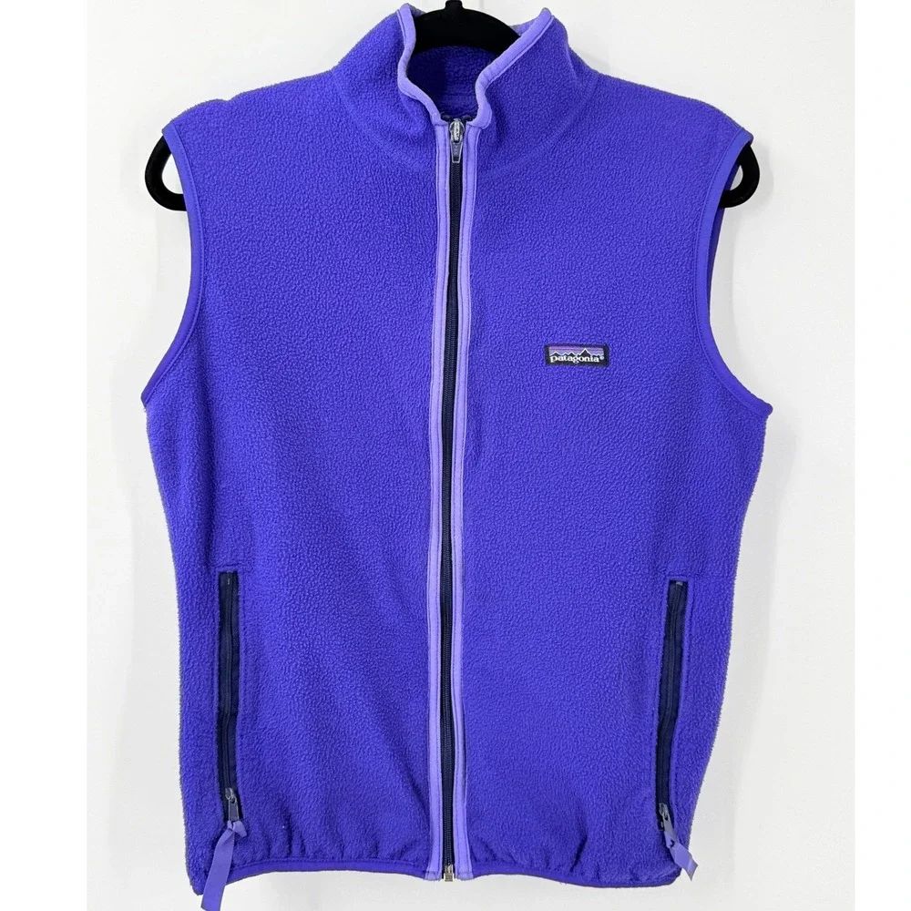 vtg 90s Patagonia Synchilla Fleece Vest sz M Gorpcore Outdoors Hiking y2k USA